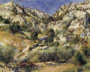 Pierre Renoir Rocky Crags at L'Estaque oil painting reproduction